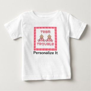 Twin Girls Baby T-Shirt