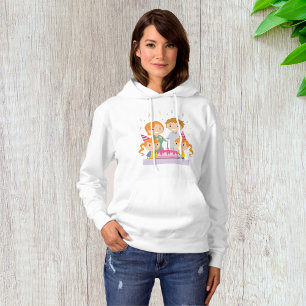 Twin Girls Birthday Hoodie