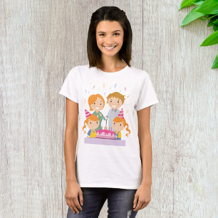 Twin Girls Birthday T-Shirt