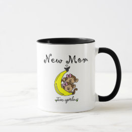 Twin Girls New Mum T-shirts and Gifts Mug