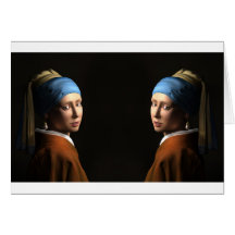 TWIN GIRLS WITH A PEARL EARRING
