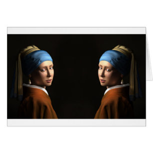 TWIN GIRLS WITH A PEARL EARRING