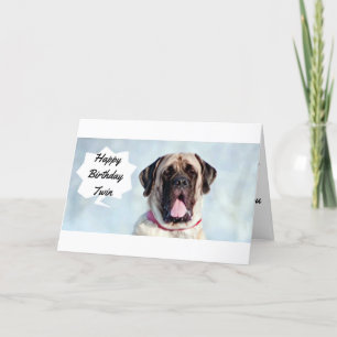 **TWIN** GLAD THAT I SHARE BIRTHDAYS WITH "YOU" CARD