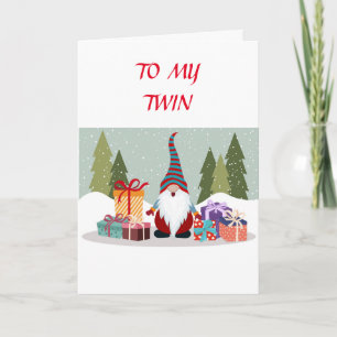 *TWIN GNOMES* FOR *MY TWIN* AT CHRISTMAS HOLIDAY 