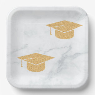 Twin Graduation Party Plates