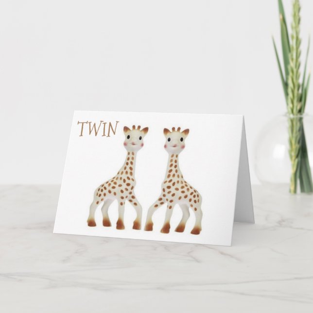 ****TWIN**** HAPPY BIRTHDAY TO MY FAVORITE SISTER CARD (Front)