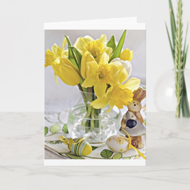 ***TWIN*** -HAPPY *EASTER* AND *SPRING* HOLIDAY CARD (Front)