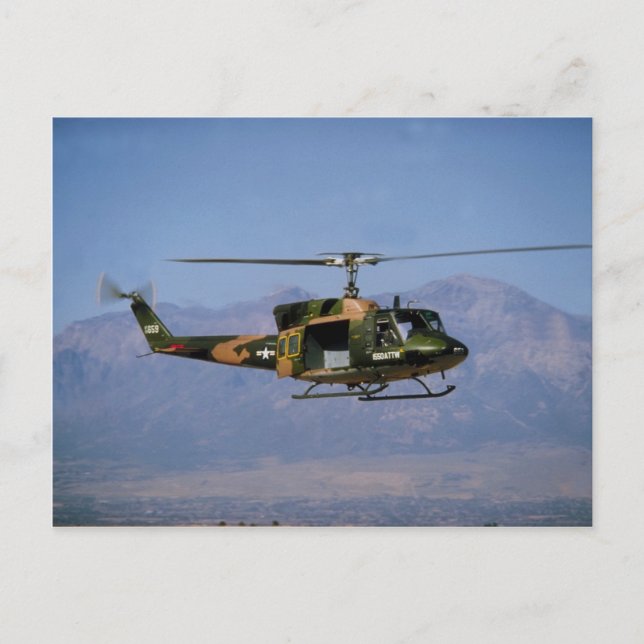 Twin Huey UH-1N Postcard (Front)