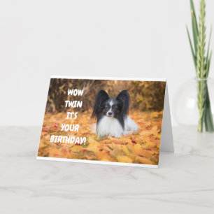 TWIN I LOVE SHARING MY BIRTHDAY WITH "YOU" CARD