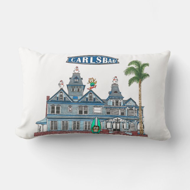 Twin Inns Beach City Carlsbad Lumbar Cushion (Front)