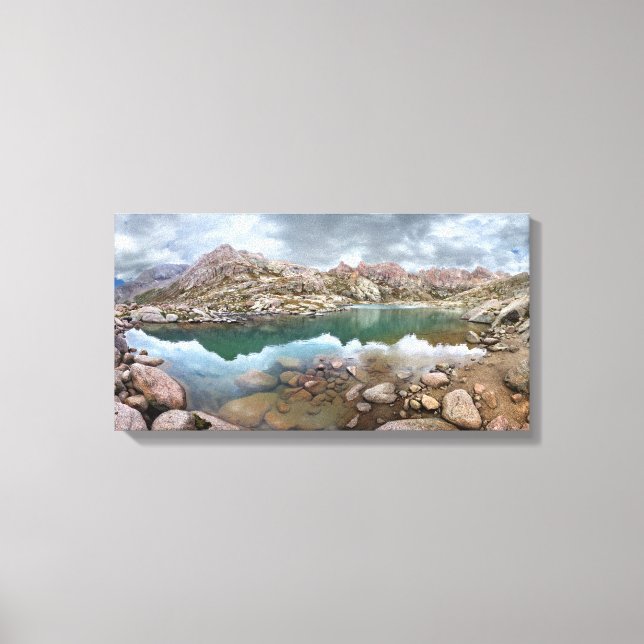 Twin Lakes - Chicago Basin - Colorado Canvas Print (Front)