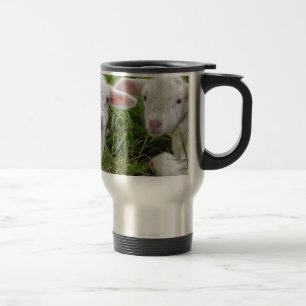 Twin Lamb Baby Animal Thinking Of You Travel Mug