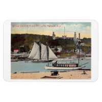Twin Lights, Highlands, NJ Vintage Postcard