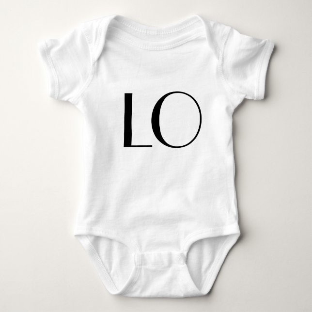 Twin love baby bodysuit (Front)