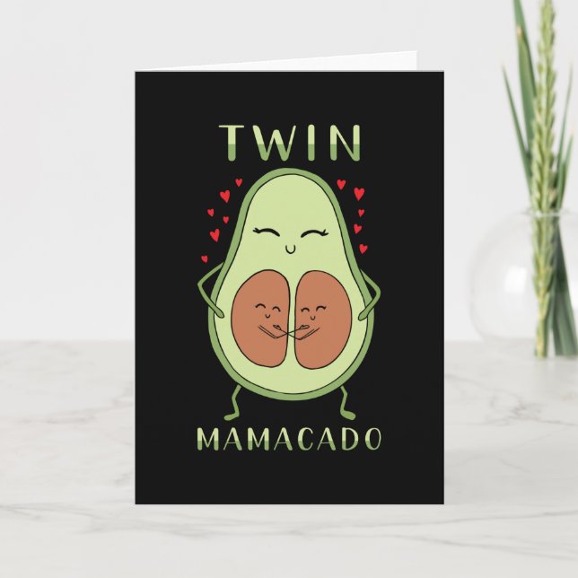 Twin Mamacado Card (Front)