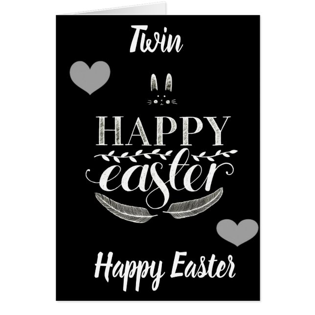 ***TWIN*** MEMORIES SHARED AT EASTER (Front)