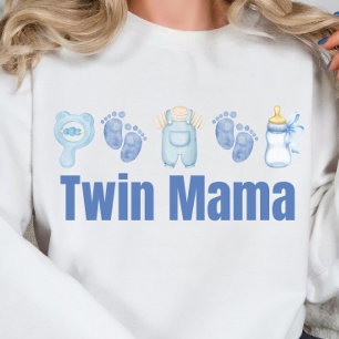 Twin mom, twin mom club gift, boy mom sweatshirt, sweatshirt