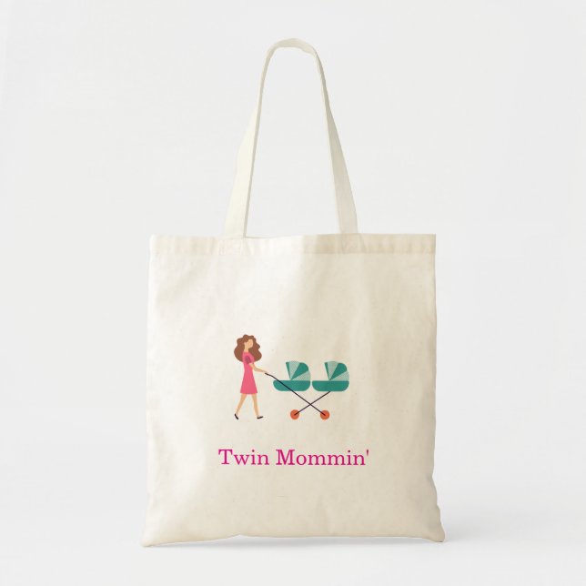 Twin Mommin' Tote Bag (Front)