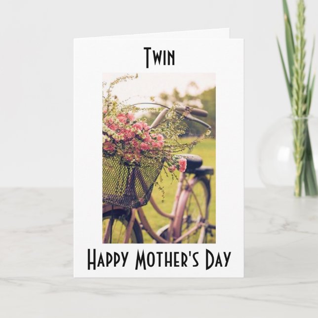 "TWIN" MOTHER'S DAY TO A VERY SPECIAL MOM CARD (Front)