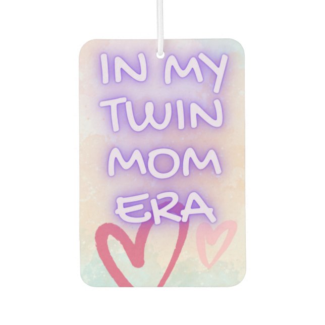 Twin Mum Air Freshener (Front)