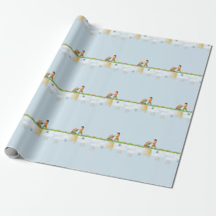 Twin Mum Wrapping Paper
