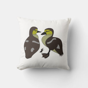 Twin Muscovy Duckling Cushion