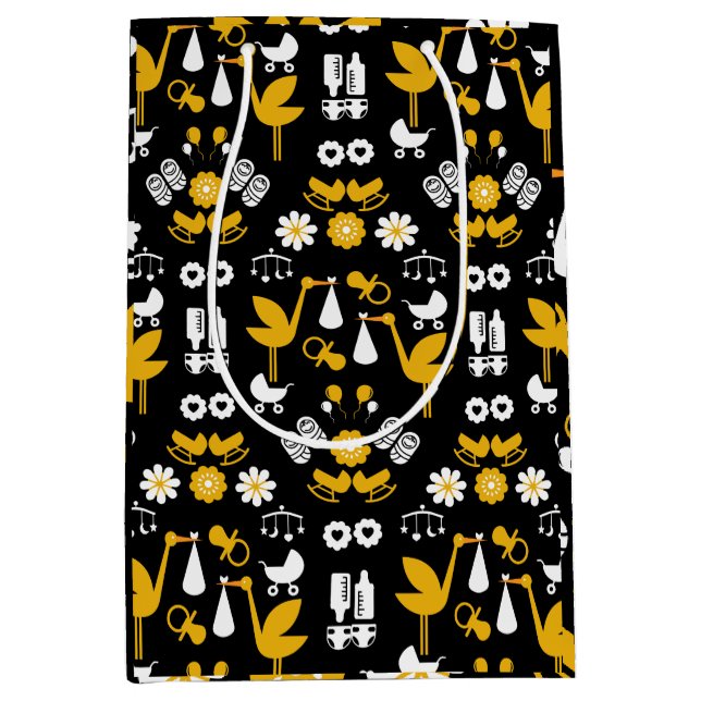 Twin Non Gender Stalk Delivery Medium Gift Bag (Front)