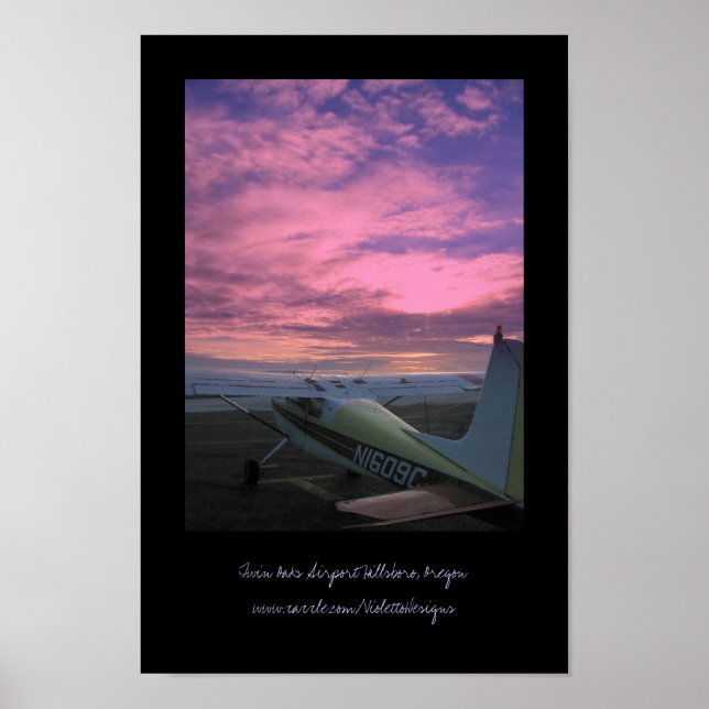 Twin Oaks Airport Poster (Front)