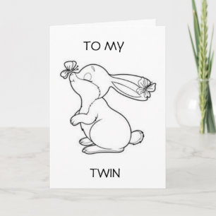 **TWIN** ON ***YOUR ANNIVERSARY*** CARD