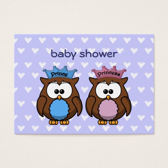 twin owl princess & prince (Front)
