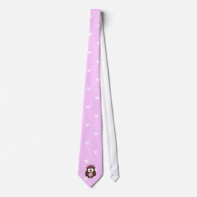 twin owl princesses tie (Front)