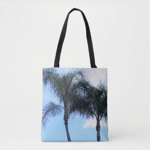 Twin Palm Skyview Breeze Design Tote Bag