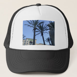 Twin Palms California Vacation Trucker Hat