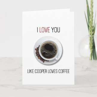Twin Peaks coffee Valentines day card