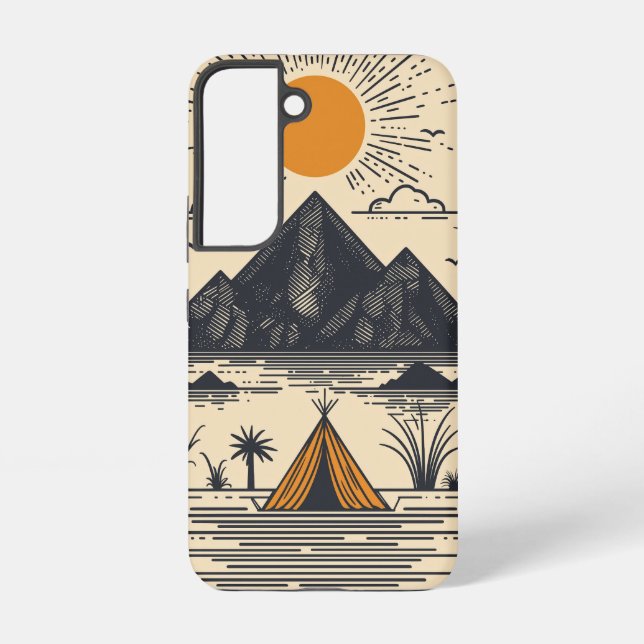 Twin Peaks Sunrise Phone Case (Back)