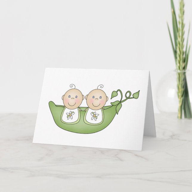 Twin Peas in a Pod Card (Front)