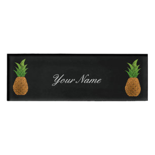 Twin Pineapples Thunder_Cove Name Tag
