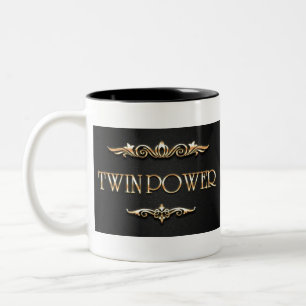Twin Power ! Two-Tone Coffee Mug