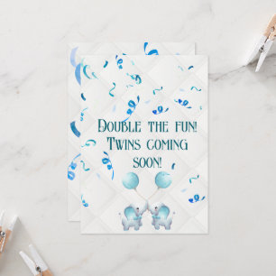 Twin Pregnancy Double the Joy Announcement