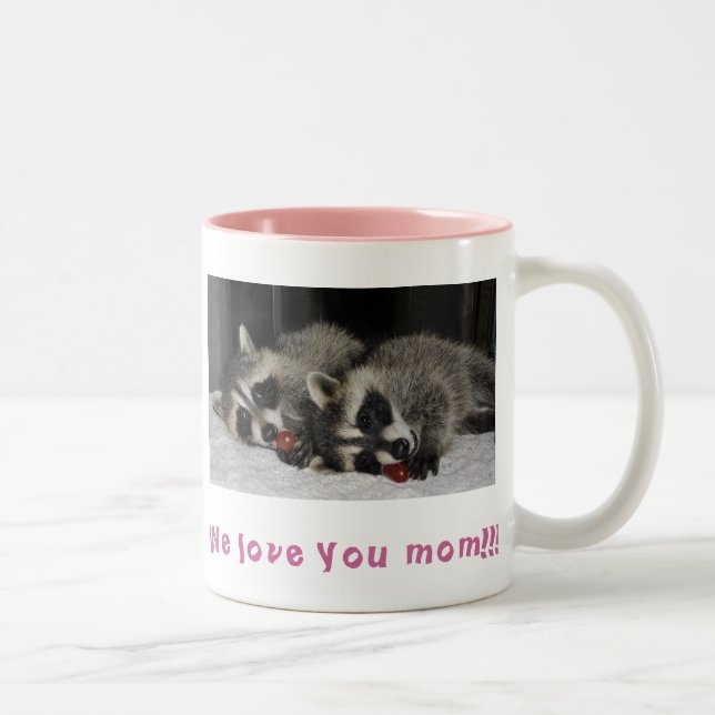 Twin Raccoons - Mug (Right)