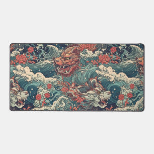 Twin Serpents Desk Mat