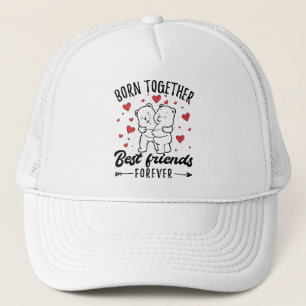 Twin Sister Twins Gift Trucker Hat