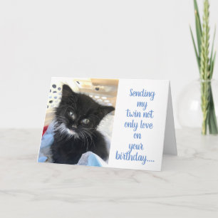 **TWIN SISTER**  YOUR BIRTHDAY WISH & PROMISE CARD