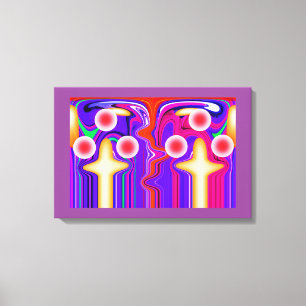 Twin spirits art canvas print