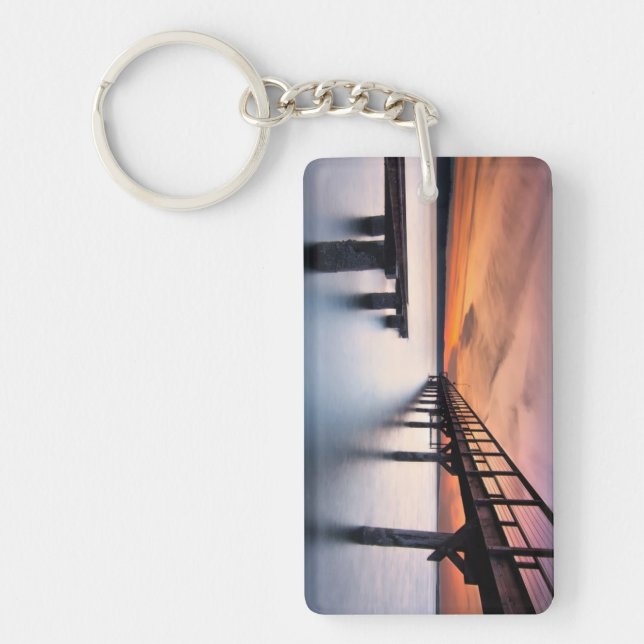 Twin Spits Key Ring (Front)
