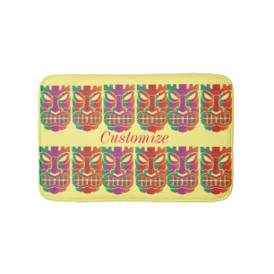 Twin Tiki Sculpture Thunder_Cove Bath Mat