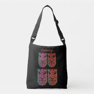 Twin Tiki Sculpture Thunder_Cove Crossbody Bag