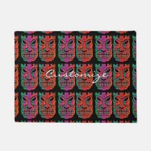 Twin Tiki Sculpture Thunder_Cove Doormat