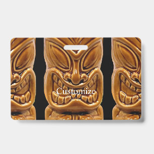 Twin Tiki Sculptures Thunder_Cove ID Badge