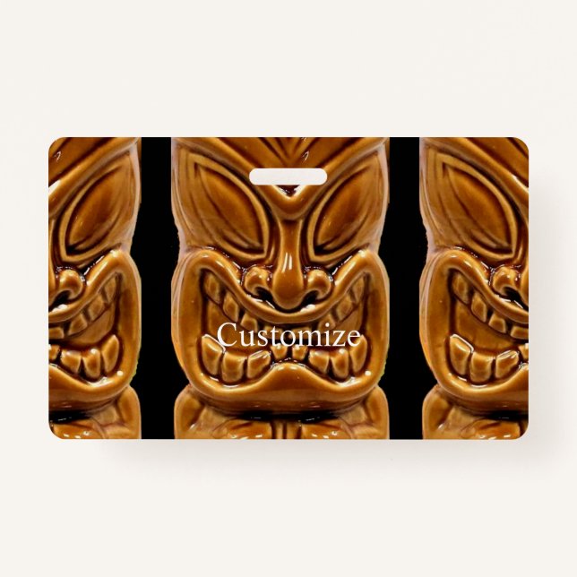 Twin Tiki Sculptures Thunder_Cove  ID Badge (Front)